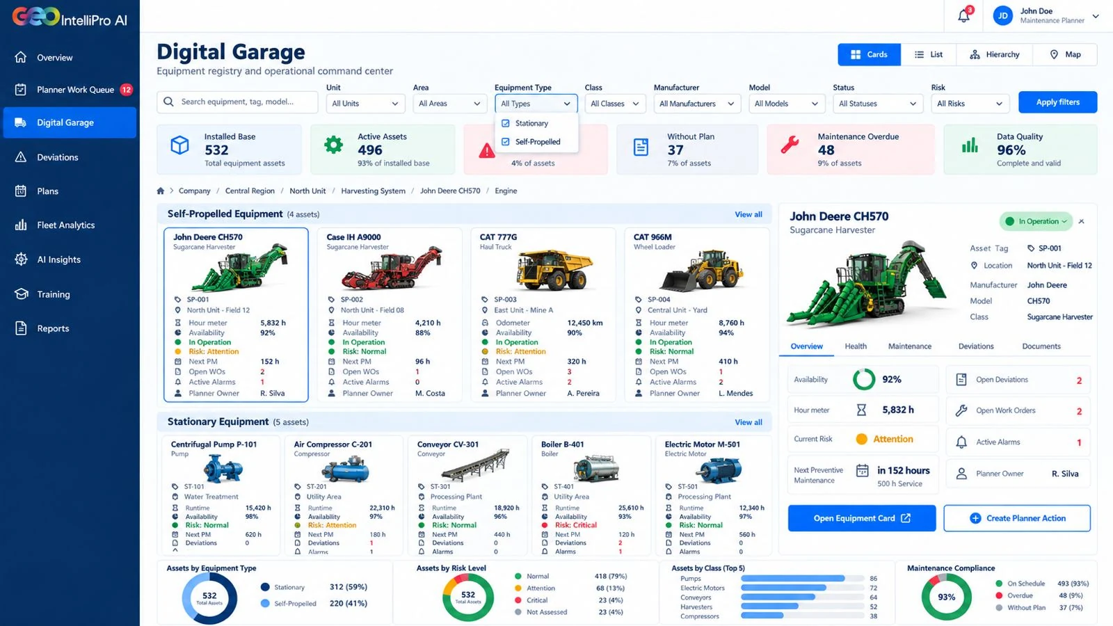 Digital Garage interface