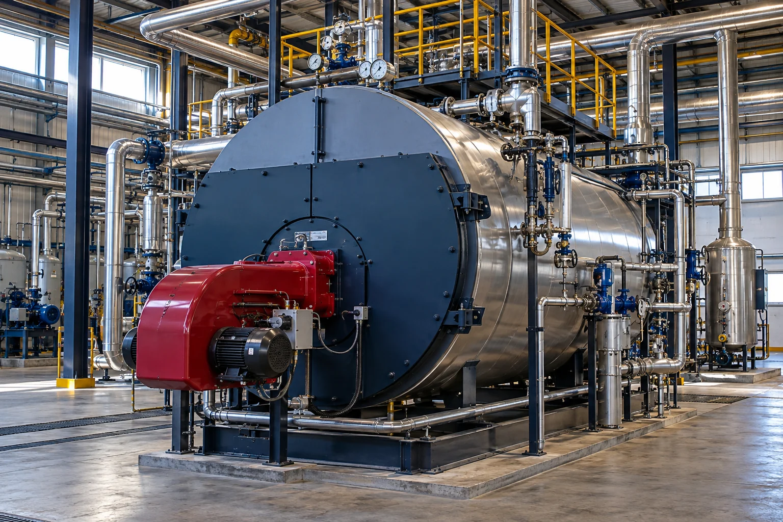 Illustrative industrial boilers application