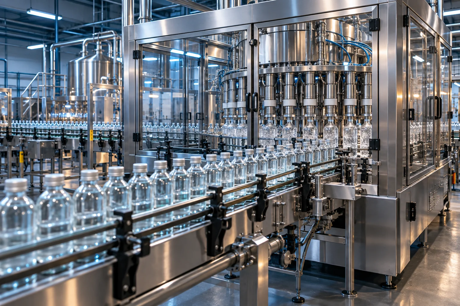Illustrative bottling & filling lines application