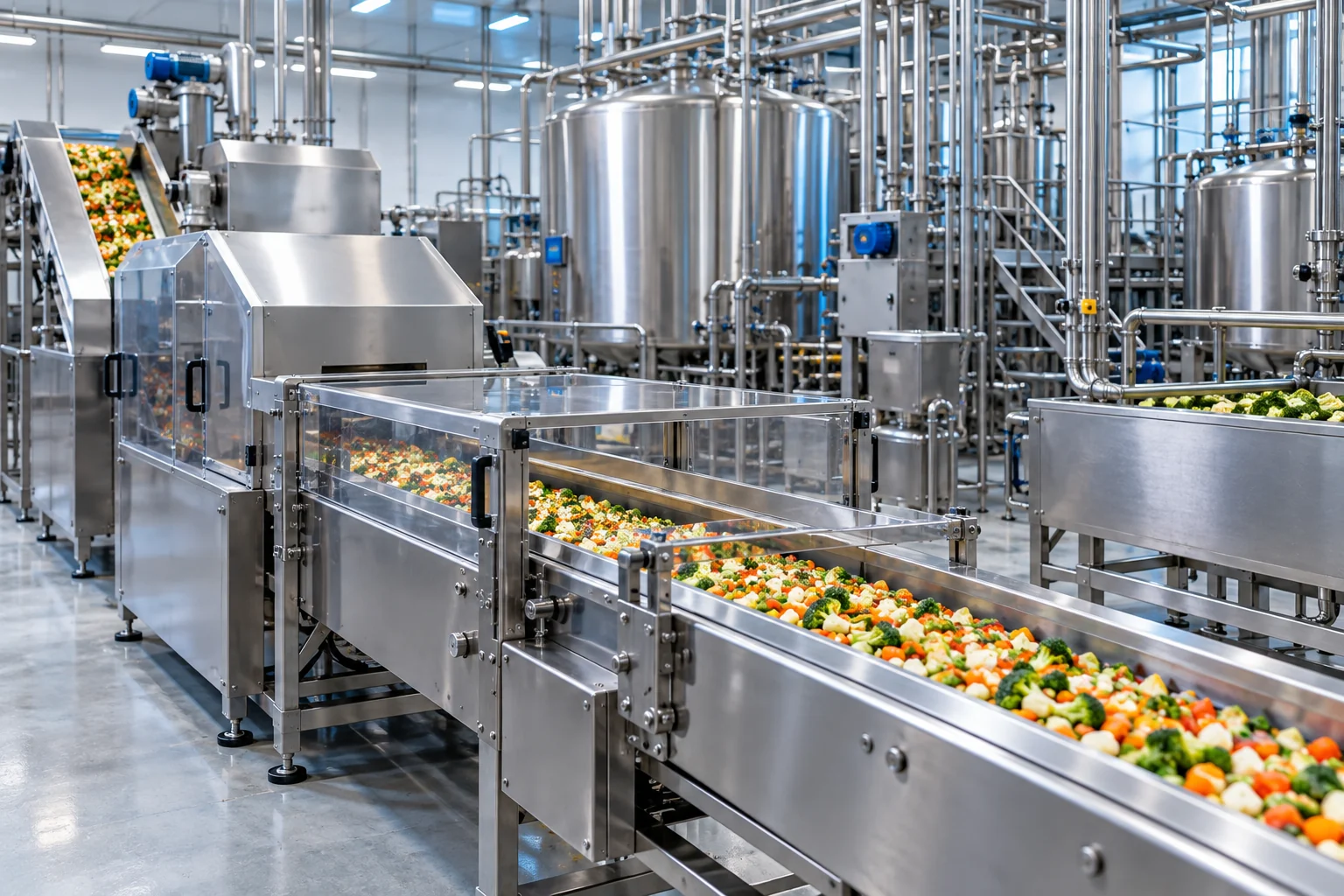 Illustrative food processing equipment application