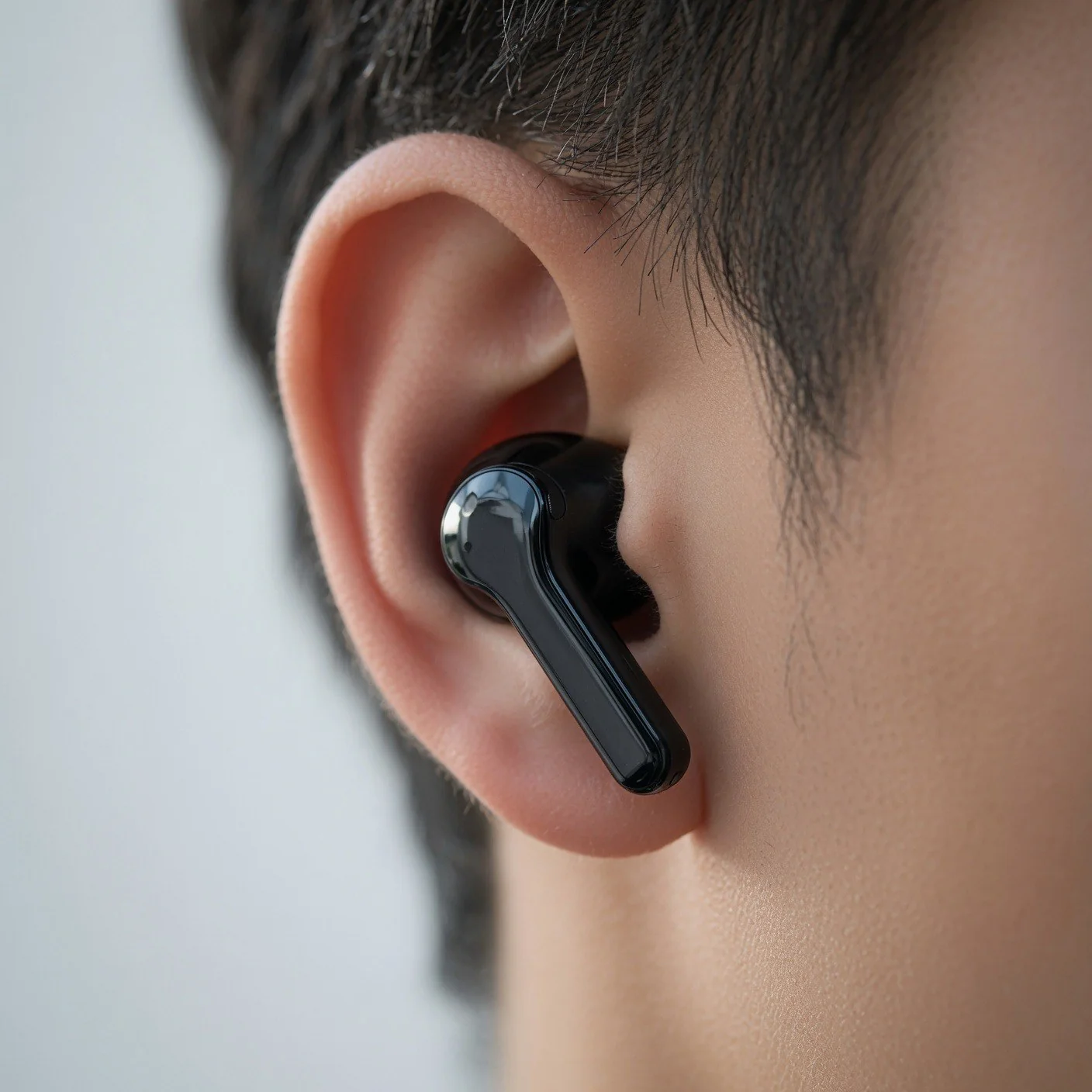 Wearable voice interface in the ear