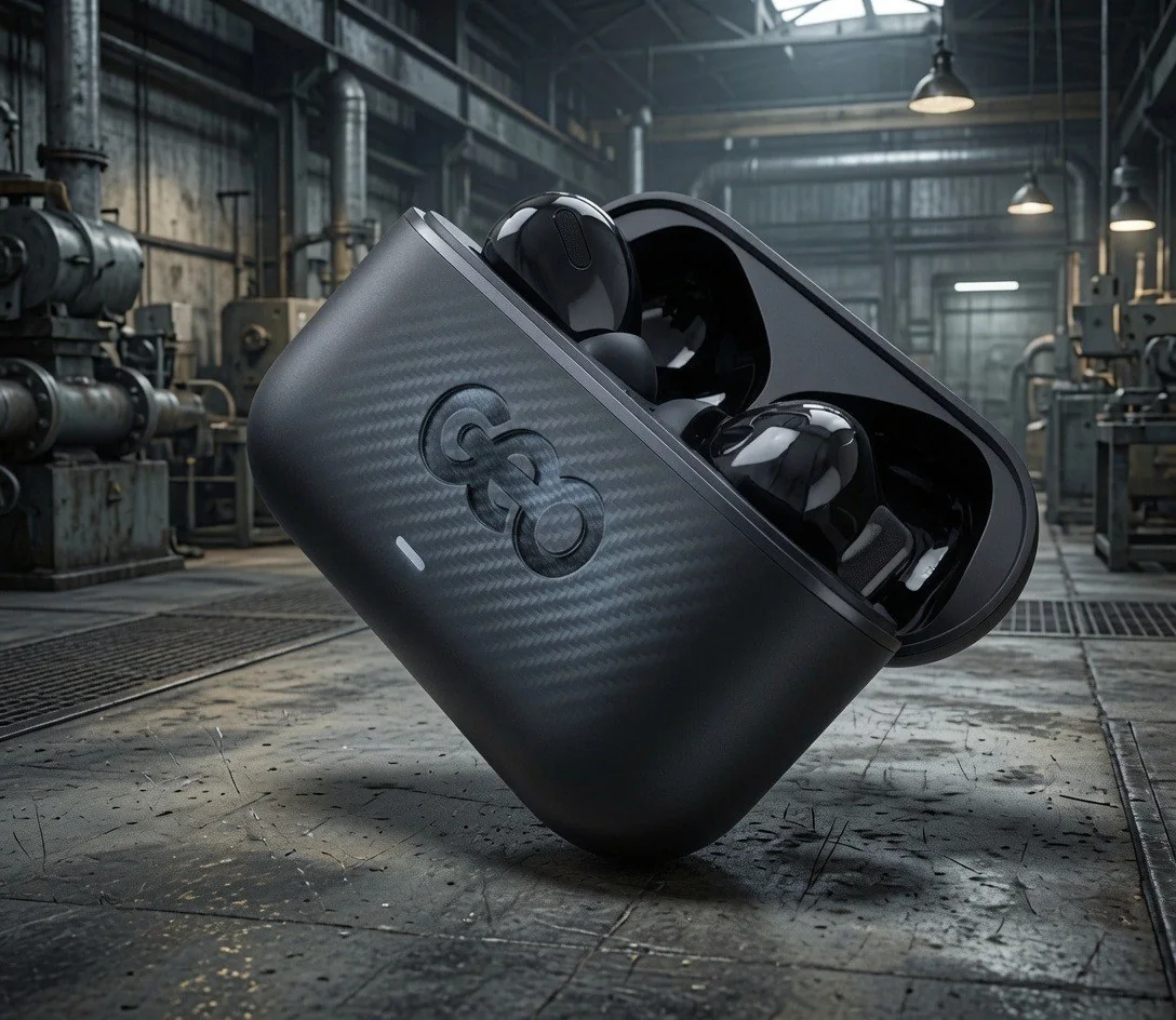 GEO voice accessory concept in an industrial setting